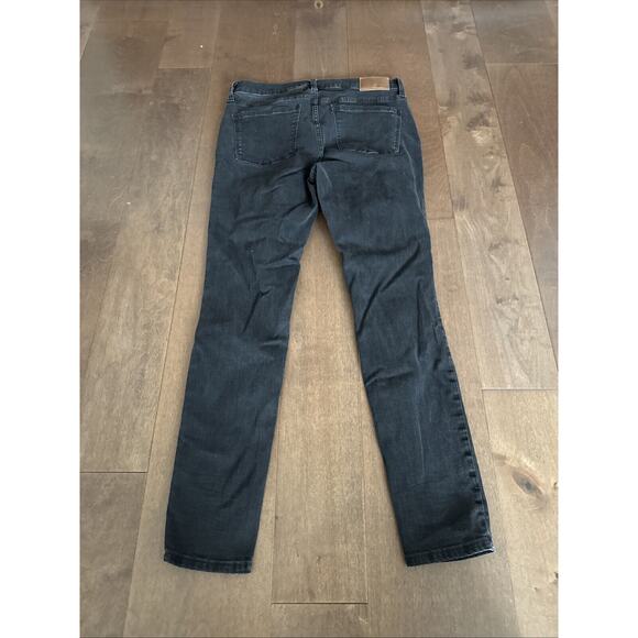 MADEWELL 29x27 WOMEN'S JEANS 9" HIGH RISE SKINNY BLACK DENIM - Picture 4 of 4